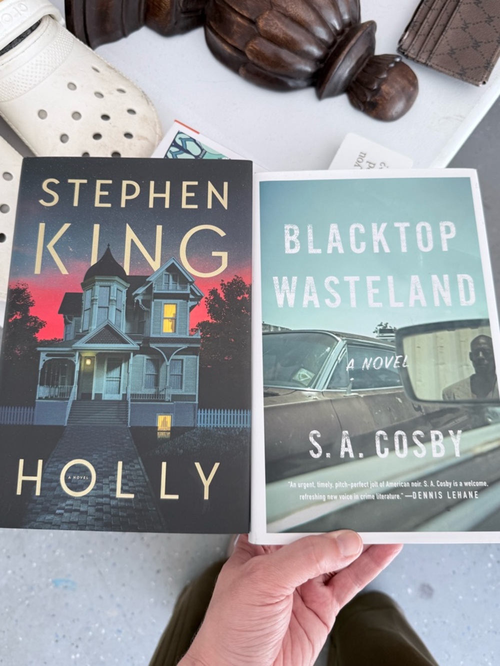 Stephen king and SA Cosby Hardcover books